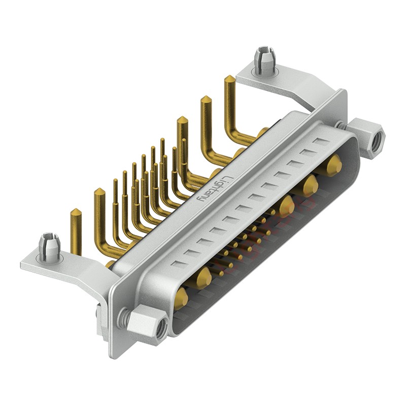 17W5公PCB彎插板/鉚支架11.6/大電流10A