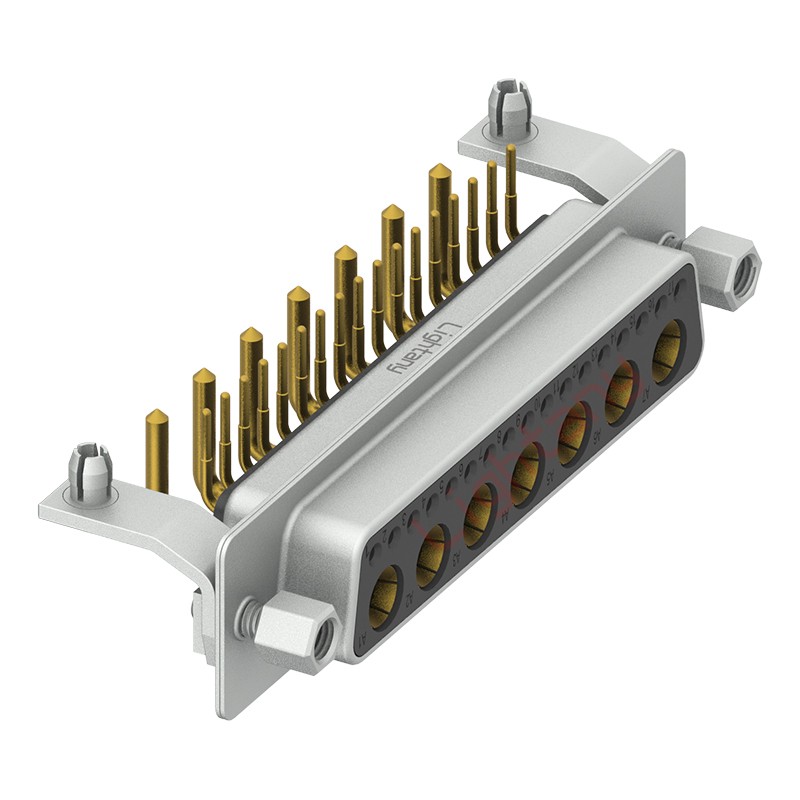 24W7母PCB彎插板/鉚支架12.2/大電流10A