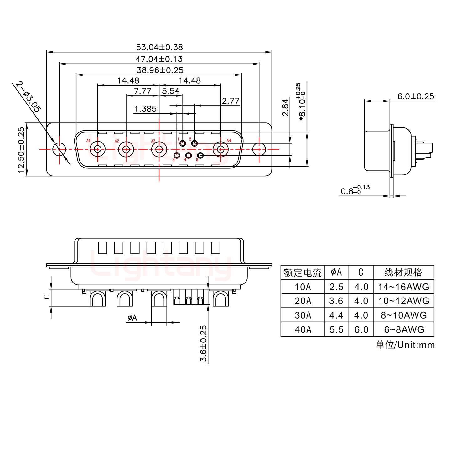 9W4公短體焊線10A+25P金屬外殼592斜出線4~12mm