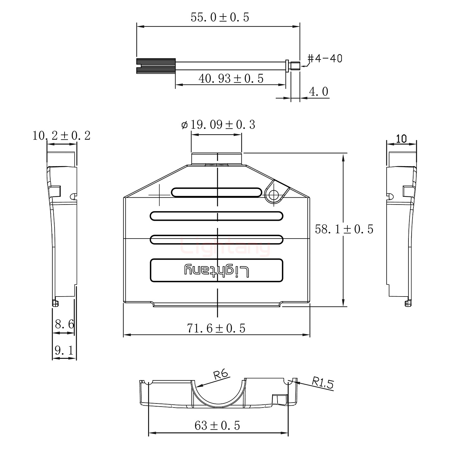 21W4公焊線(xiàn)式75歐姆+37P金屬外殼2185直出線(xiàn)4~12mm
