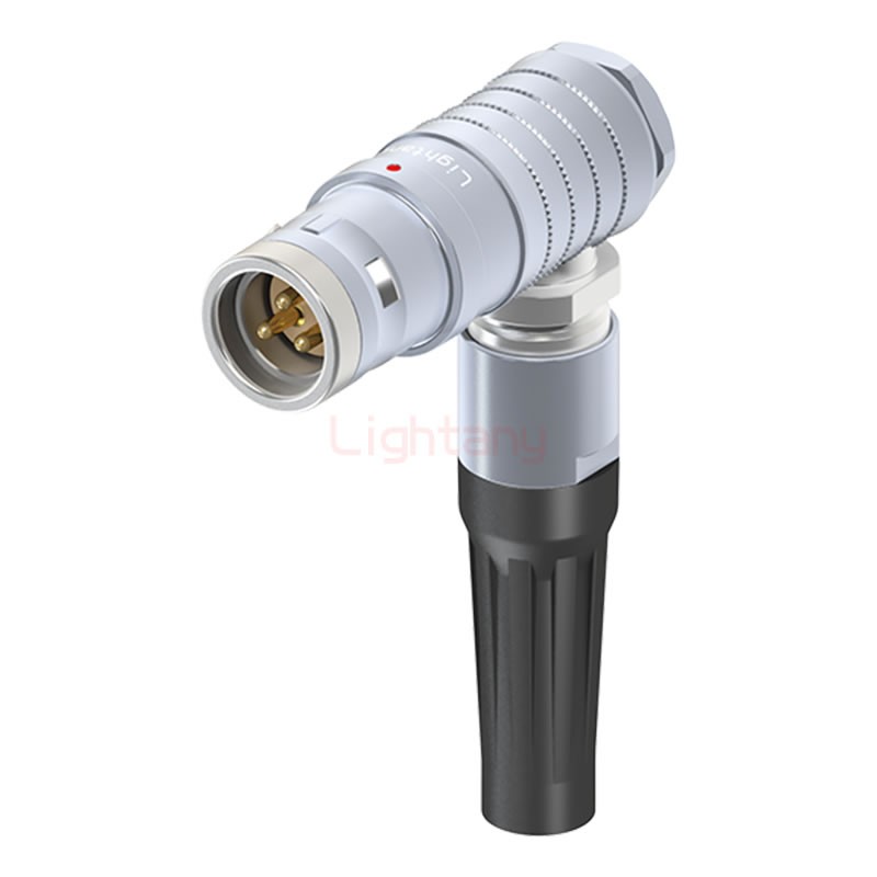 FHG.3K.003.CLAK11Z推拉自鎖帶護套彎式插頭