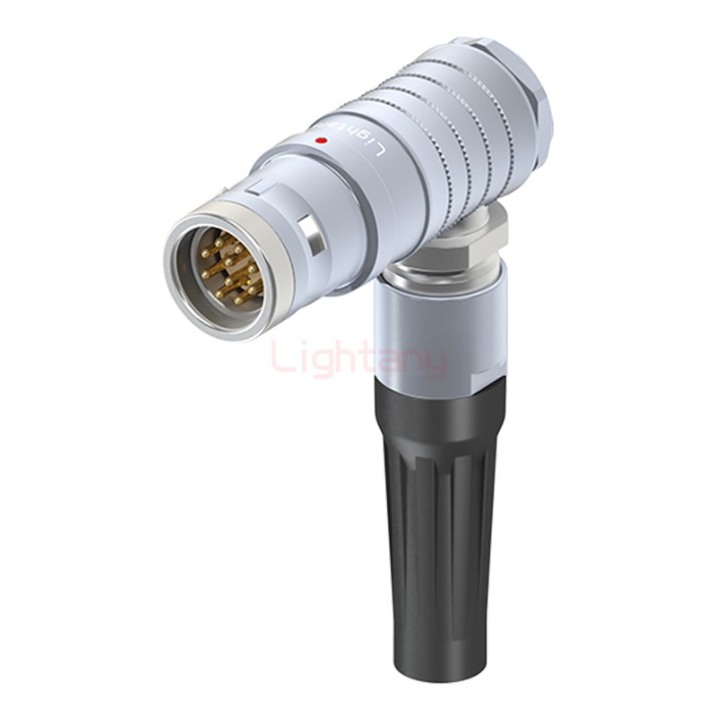 FHG.3K.010.CLAC11Z推拉自鎖帶護(hù)套彎式插頭
